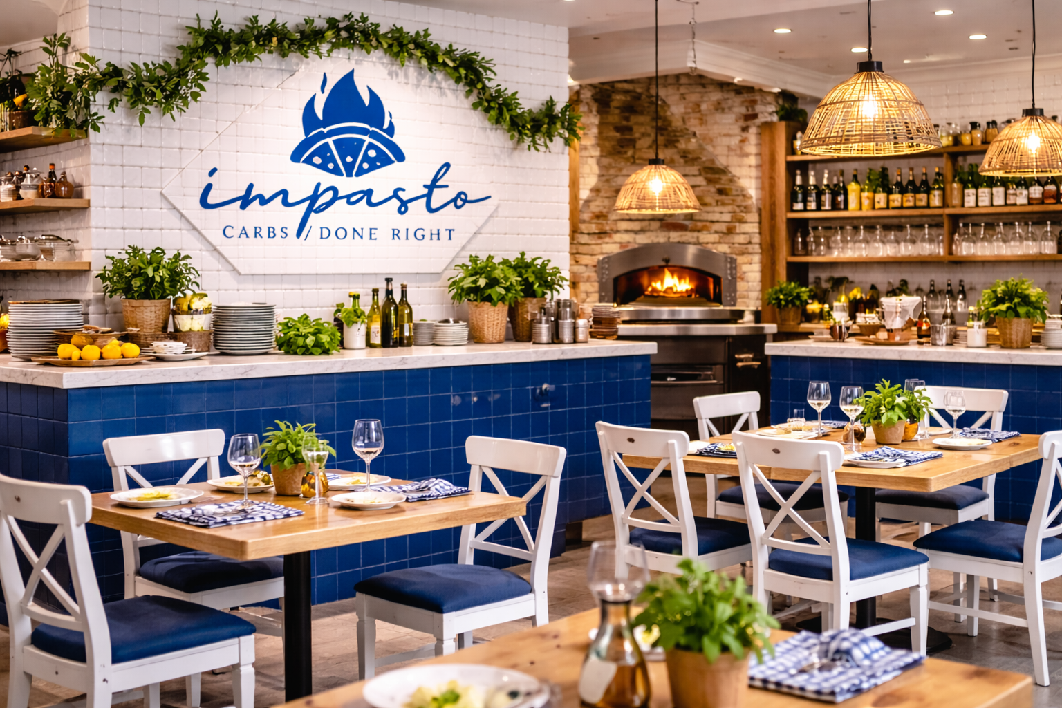Impasto Café dining area