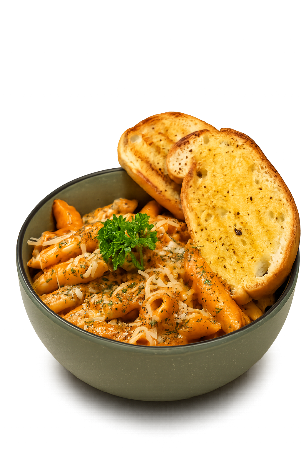 Signature green pasta dish